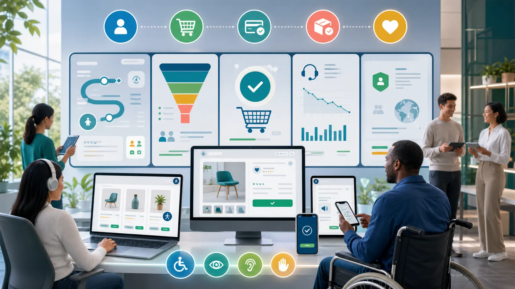 Accessible digital experience improving trust, conversion and customer journeys
