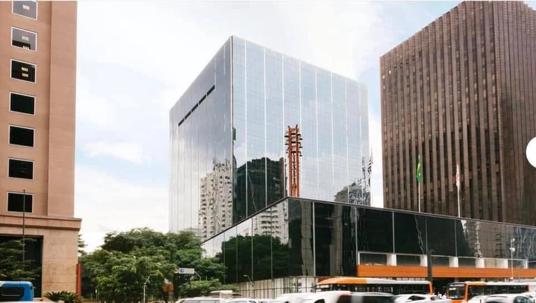 Modern office building in São Paulo