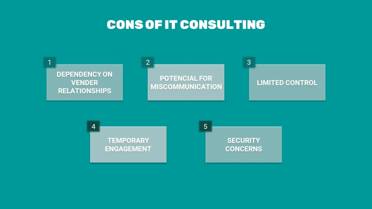 Cons of IT Consulting