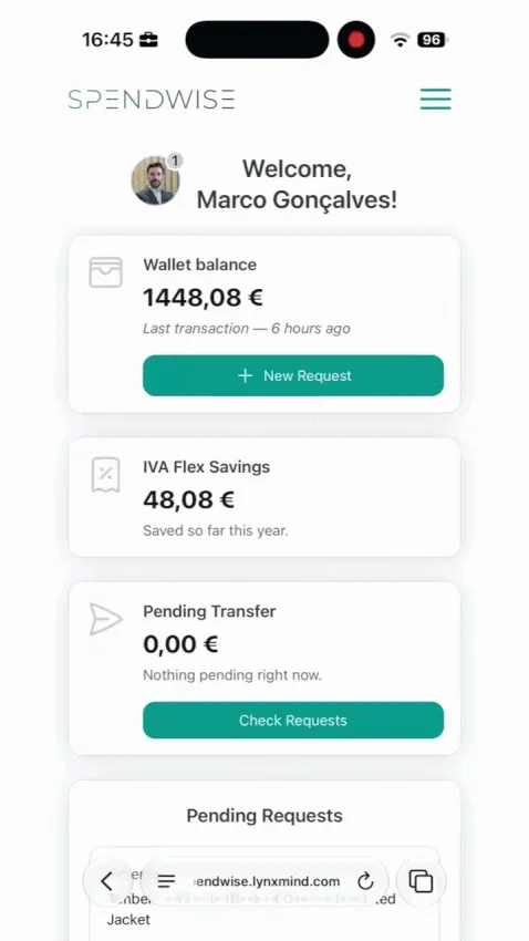 Spreadsheet gif demonstrating invoice intake