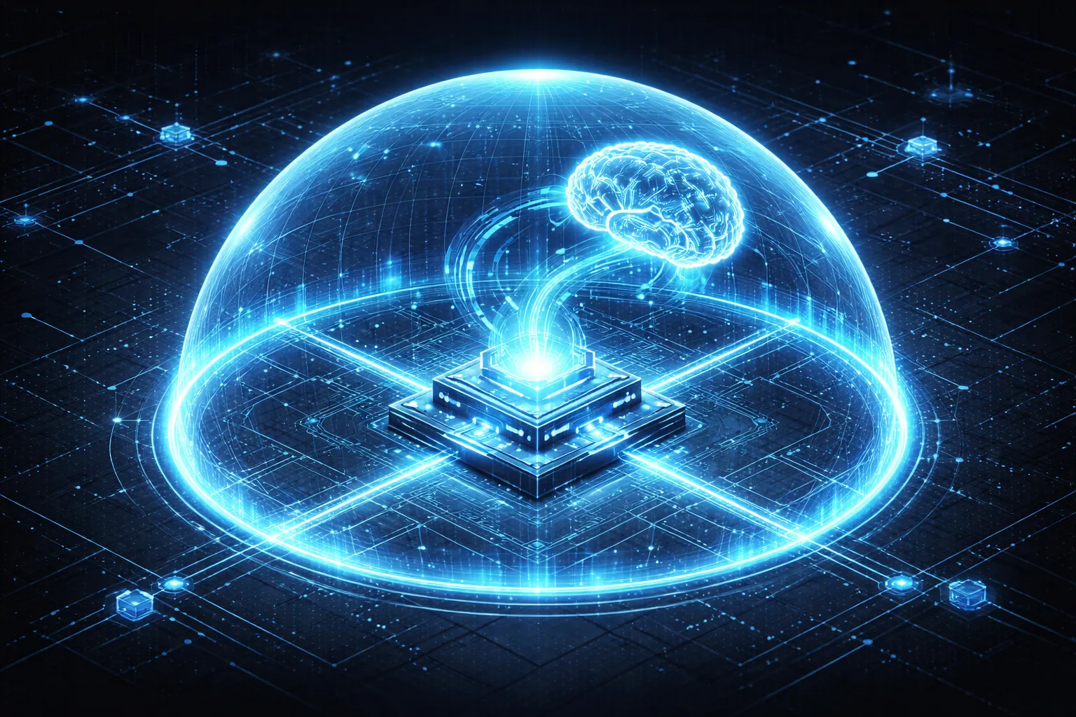 Zero-trust AI architecture keeping sensitive enterprise data on-premise